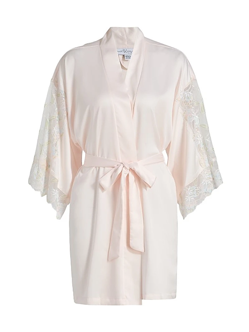 Lacey Satin Robe