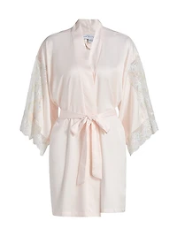 Lacey Satin Robe