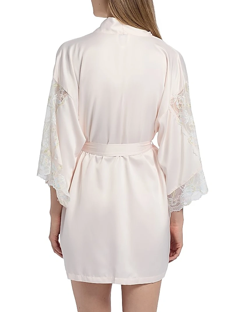 Lacey Satin Robe