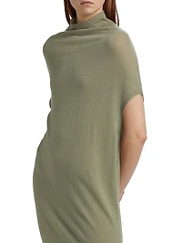 Crater Wool Maxi Dress