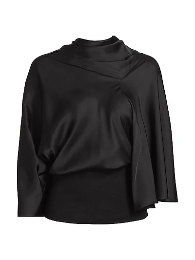 Cylinder Satin Top