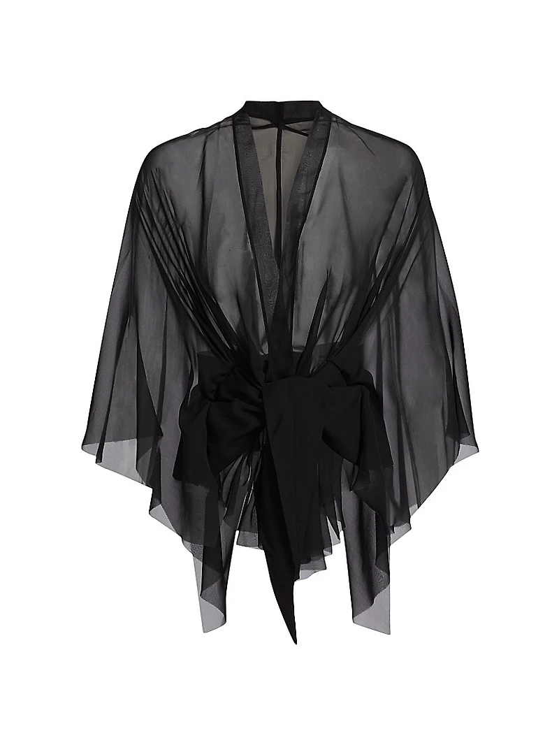 Half Moon Silk Jacket