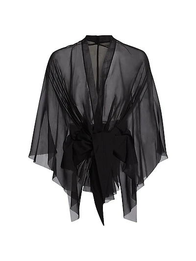 Half Moon Silk Jacket