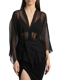 Half Moon Silk Jacket