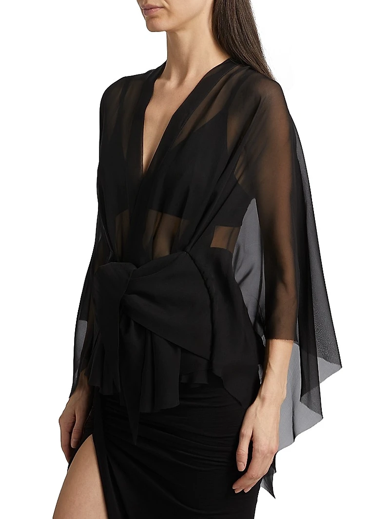 Half Moon Silk Jacket