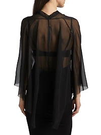 Half Moon Silk Jacket