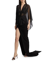 Half Moon Silk Jacket