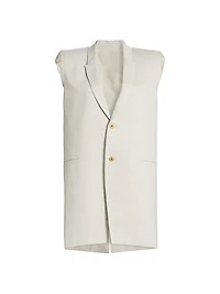 Dirt Longline Wool Vest