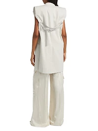 Dirt Longline Wool Vest