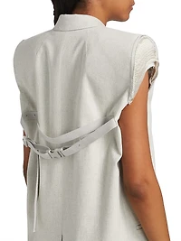 Dirt Longline Wool Vest