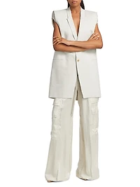 Dirt Longline Wool Vest