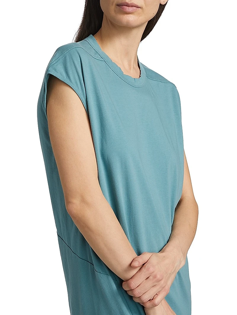 Edfu Cotton Desconstructed T-Shirt Dress