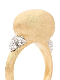 Africa Two-Tone 18K Gold & 0.43 TCW Diamond Ring