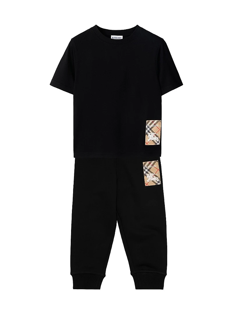 Little Boy's & EKD Check Joggers