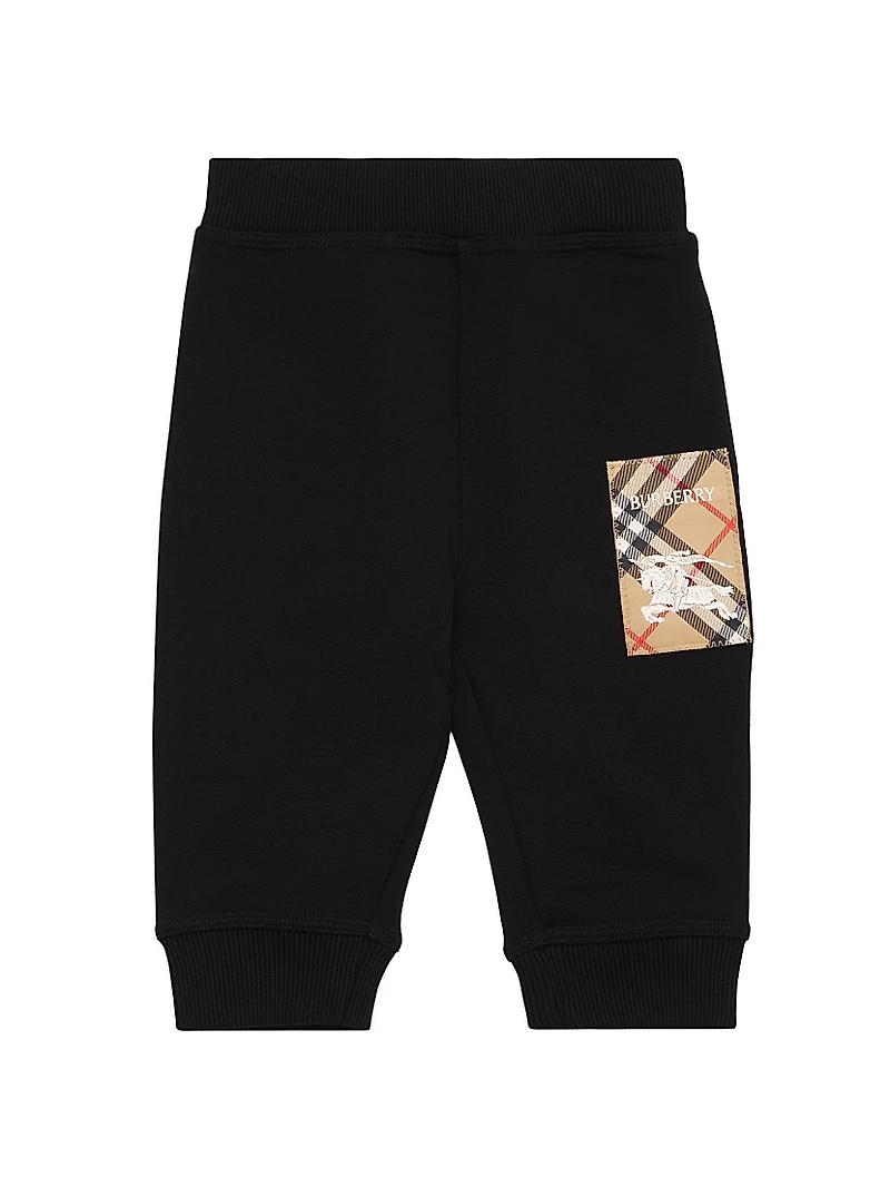 Baby Boy's & Little EKD Check Joggers