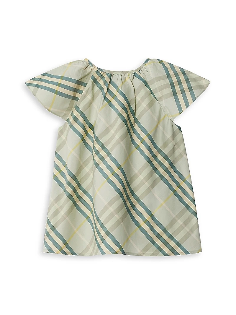 Little Girl's & Talley Check Dress