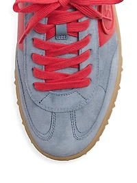 Men's Upvillage Sneakers Split Leather and Calfskin Nappa