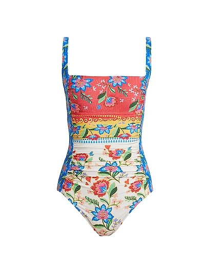 Roumba Ruched One-Piece Swimsuit