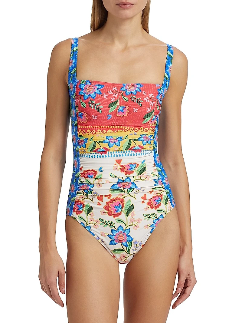 Roumba Ruched One-Piece Swimsuit