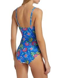 Roumba Ruched One-Piece Swimsuit