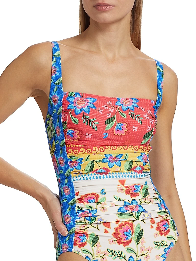 Roumba Ruched One-Piece Swimsuit
