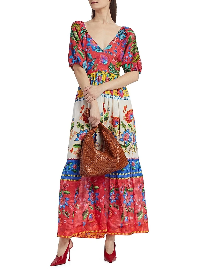 Roumba Colorblocked Maxi Dress