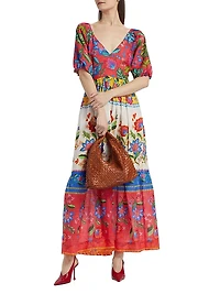 Roumba Colorblocked Maxi Dress