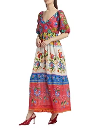 Roumba Colorblocked Maxi Dress