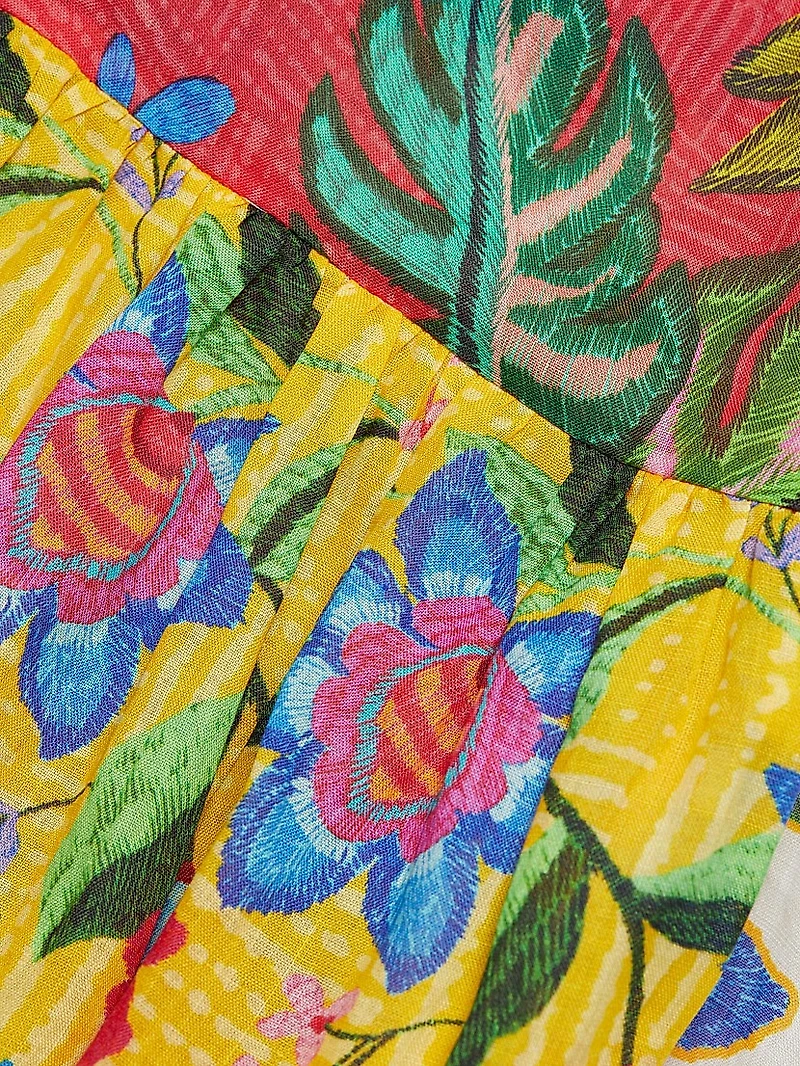 Roumba Colorblocked Maxi Dress