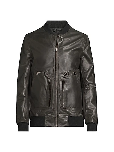 Bauhaus Flight Leather Bomber Jacket