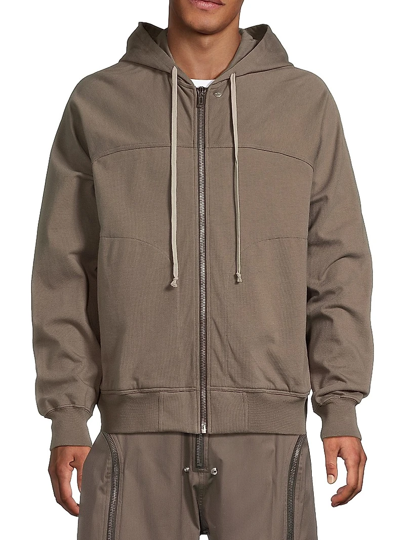 Windbreaker Zip Hoodie