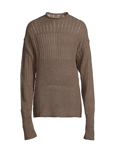 Grid Oversized Sweater
