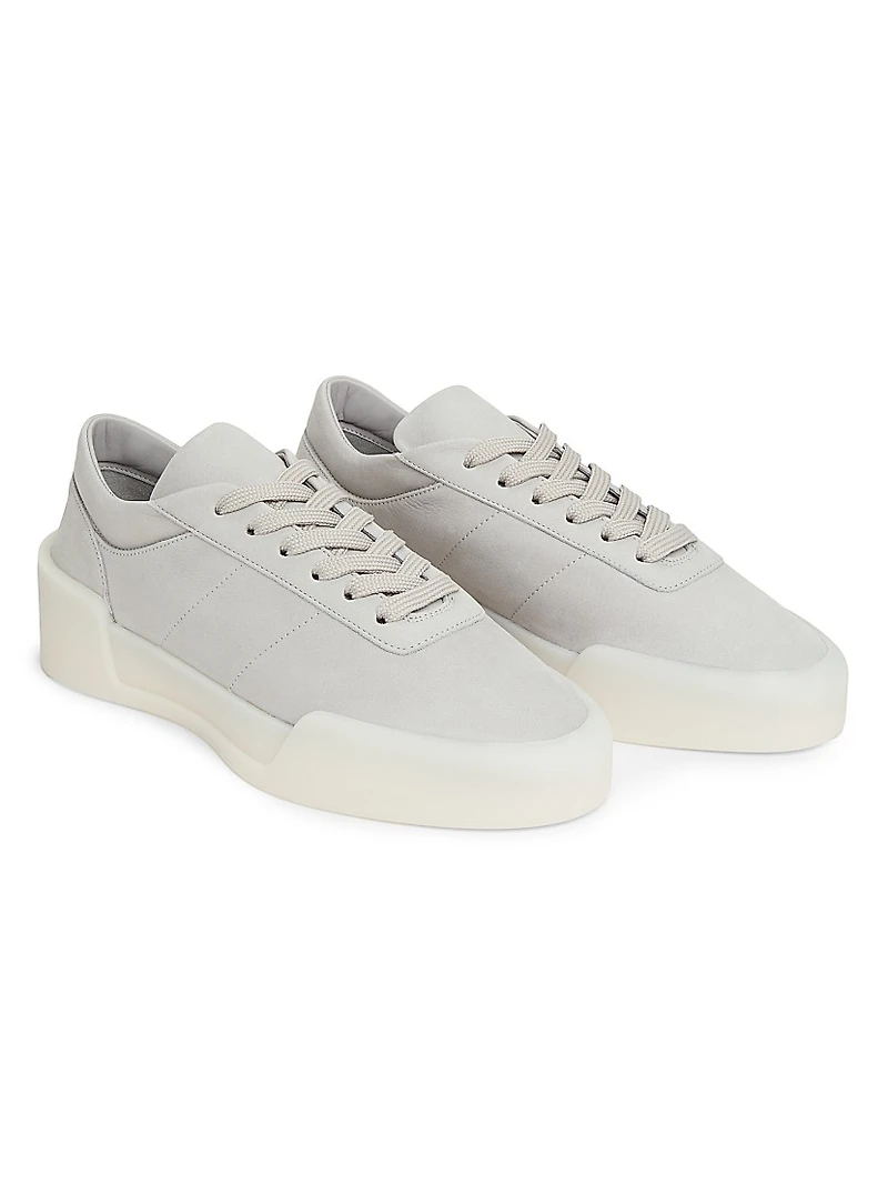 Aerobic Low-Top Suede Sneakers