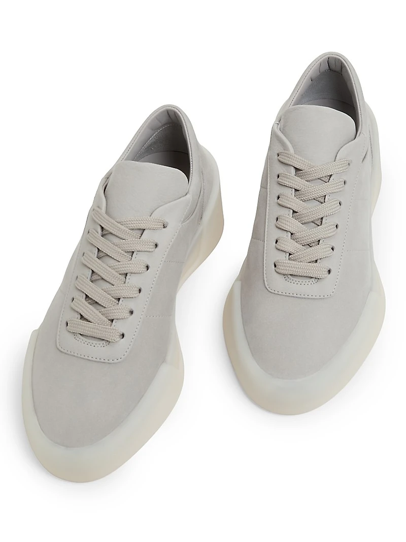 Aerobic Low-Top Suede Sneakers