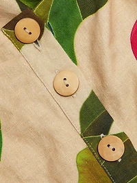Anthurium Leaves Sand Romper
