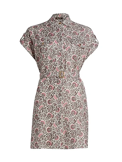 Idris Printed Twill Shirtdress