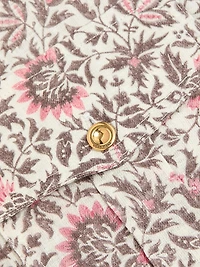 Idris Printed Twill Shirtdress