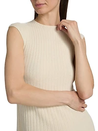 Coste Cashmere Sleeveless Midi-Dress