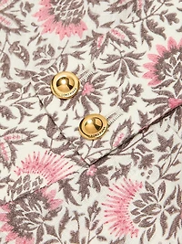 Jaya Printed Twill Midi-Skirt