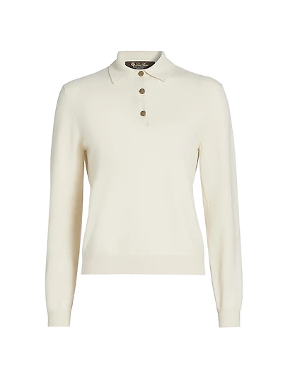 Classic Baby Cashmere Polo Shirt