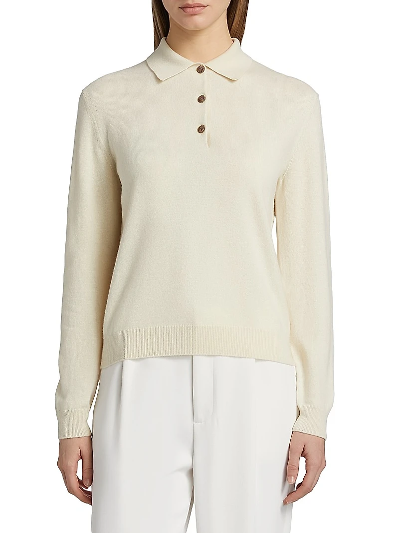 Classic Baby Cashmere Polo Shirt