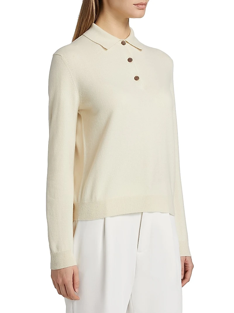 Classic Baby Cashmere Polo Shirt