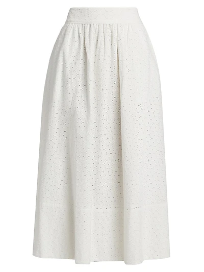 Ojai Cotton Midi Skirt