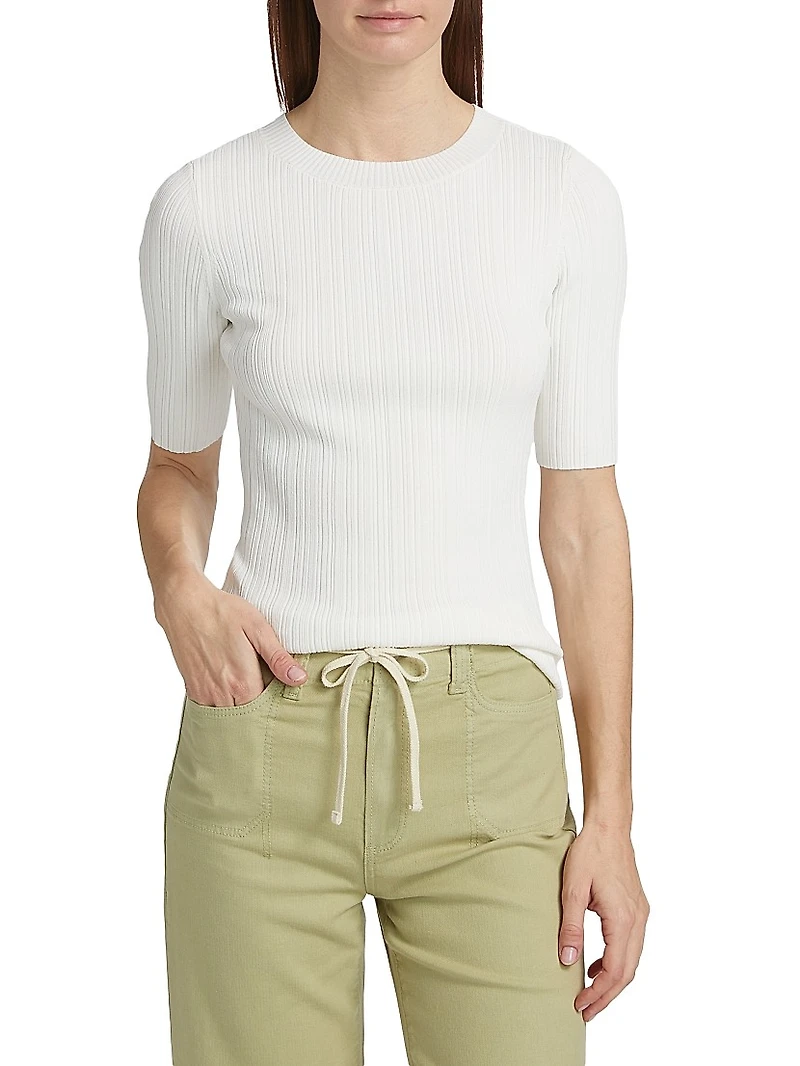 Aranea Rib-Knit T-Shirt