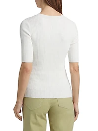 Aranea Rib-Knit T-Shirt