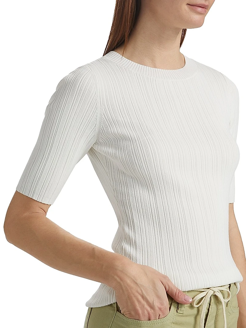 Aranea Rib-Knit T-Shirt