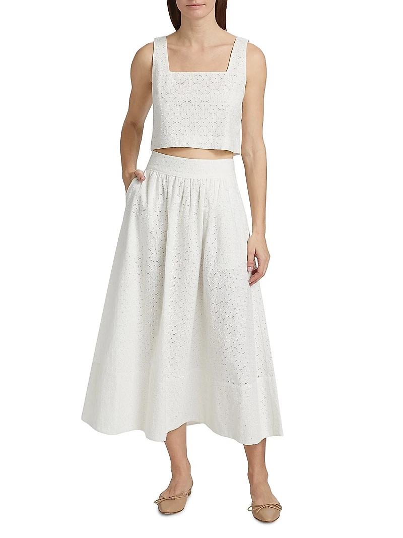 Aelita Cotton Crop Top