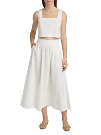 Aelita Cotton Crop Top