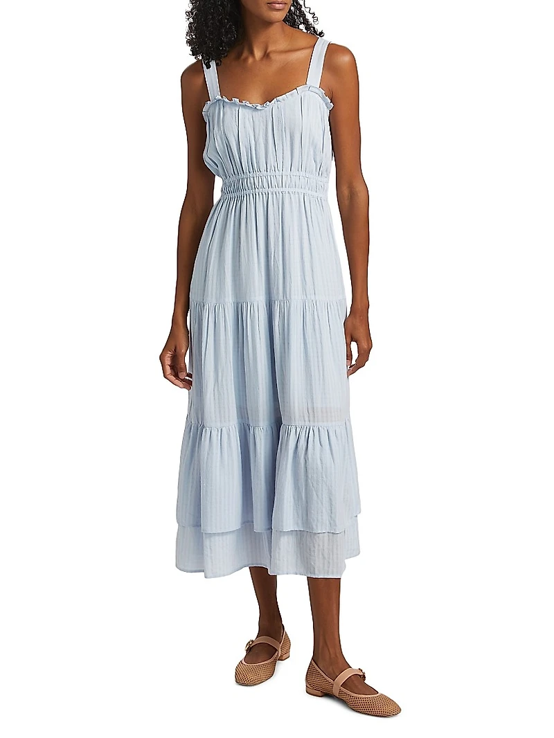 Persimmon Tiered Maxi Dress