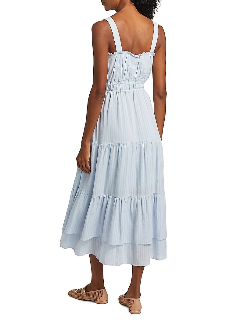 Persimmon Tiered Maxi Dress